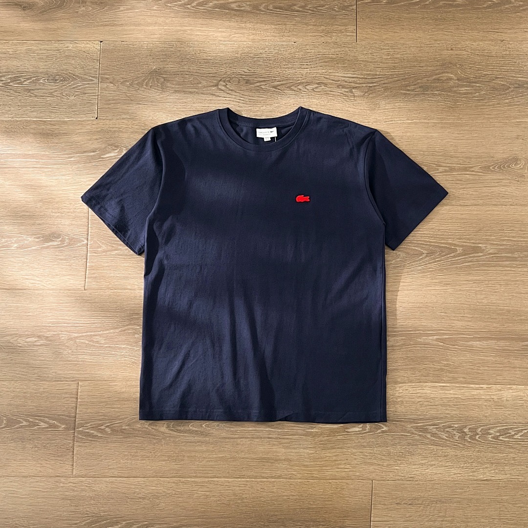 Other LACOSTE Red Small Collar Short Sleeve T Mens Womens P 99 Yuan - Image 13