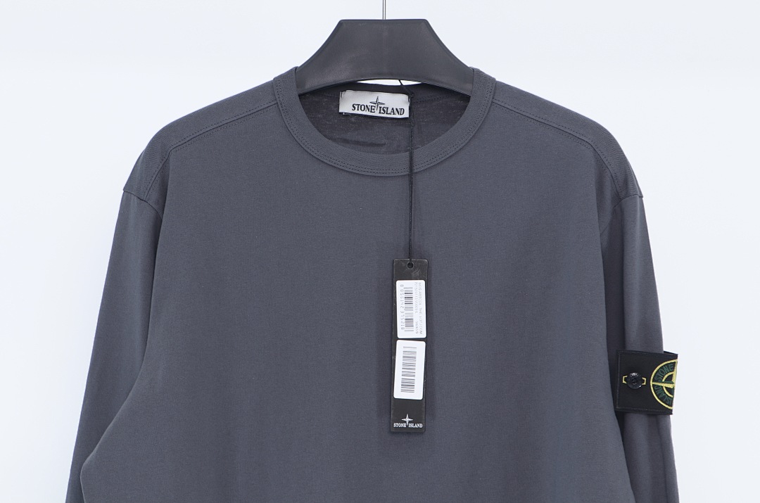 Other Sleeve Long T 220G Surface : (White Black Military Green Grey Blue) - Image 2
