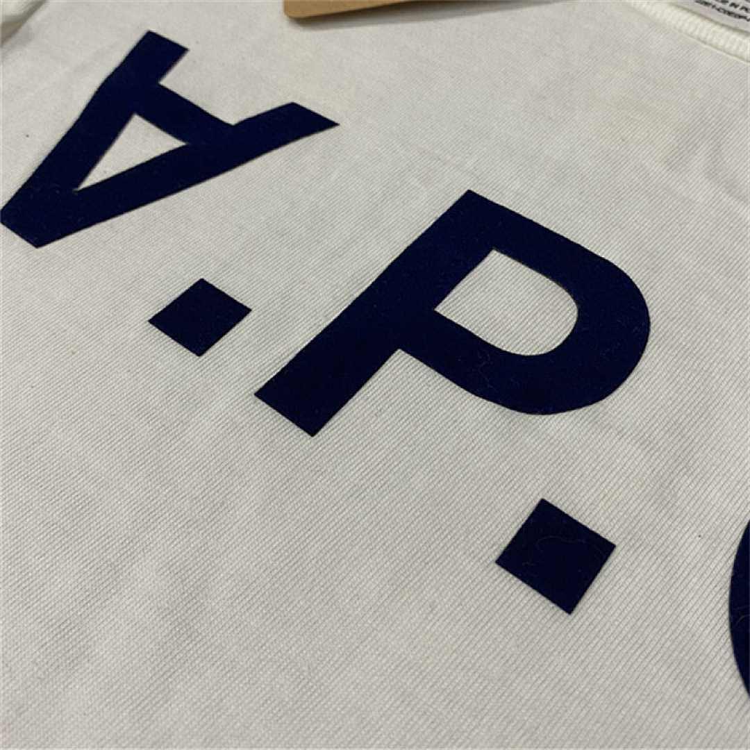 Other APC Velvet Logo Solid Cotton Mens Womens T P109 Yuan - Image 25