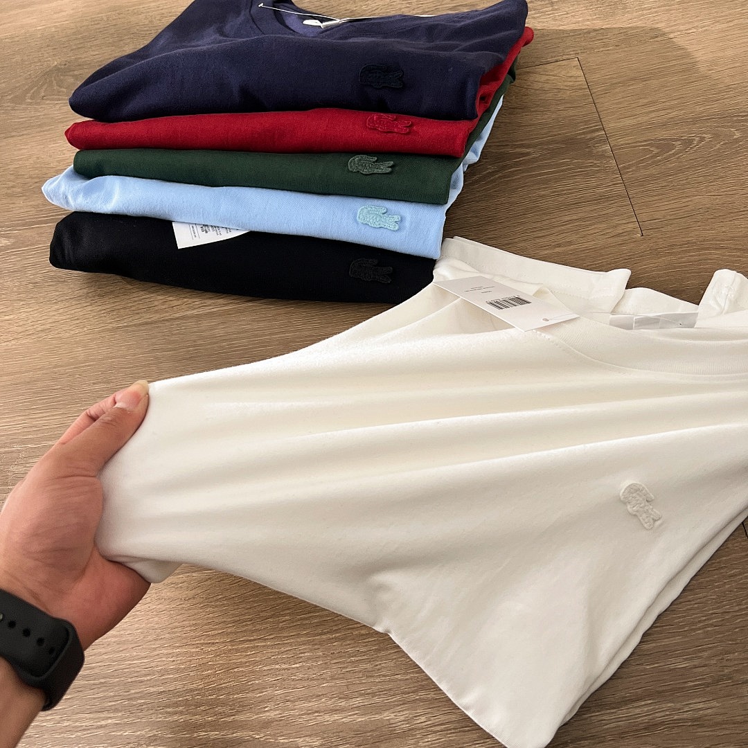 Other LACOSTE Small Label Collar Short Sleeve T Mens Womens P99 Yuan - Image 21