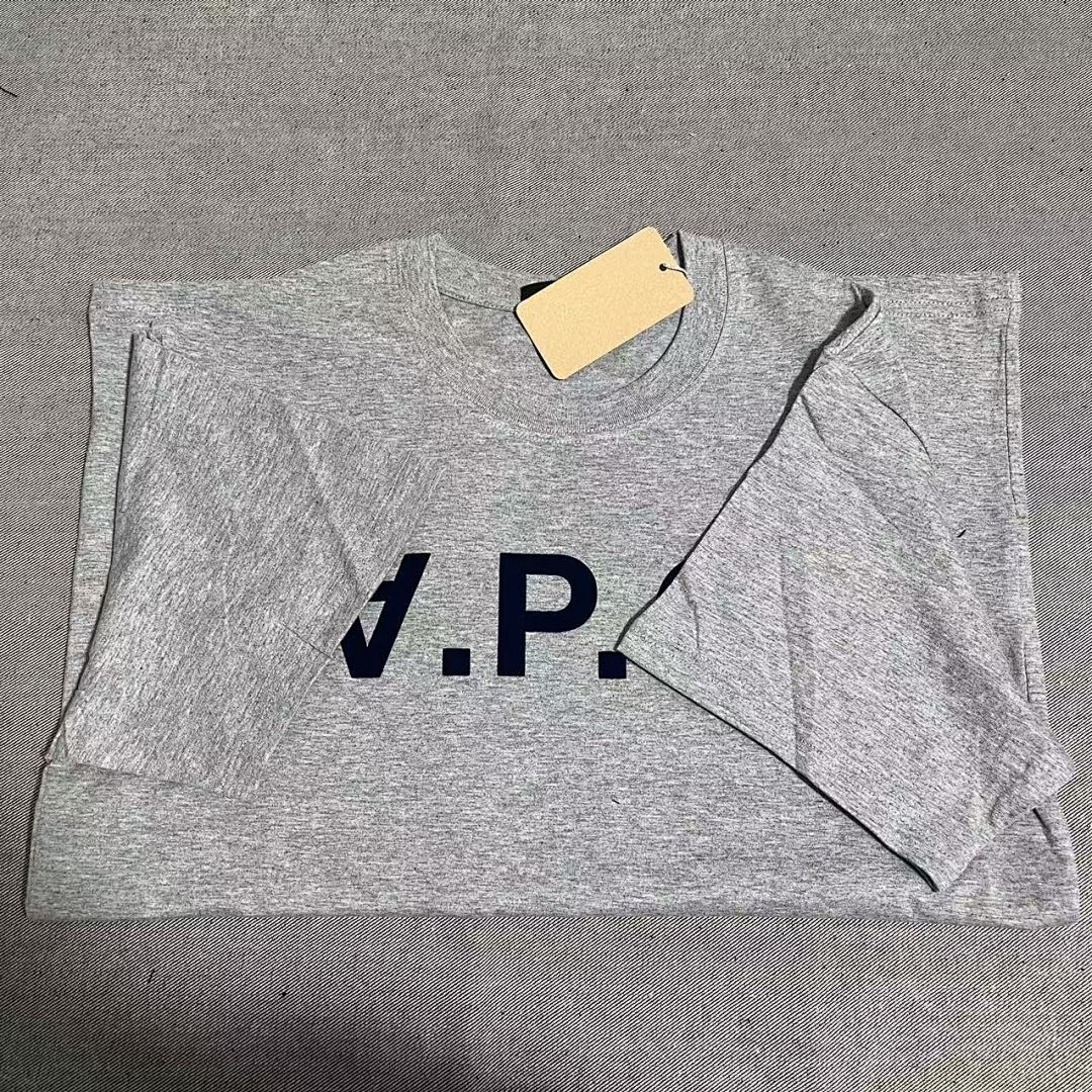 Other APC Velvet Logo Solid Cotton Mens Womens T P109 Yuan - Image 2
