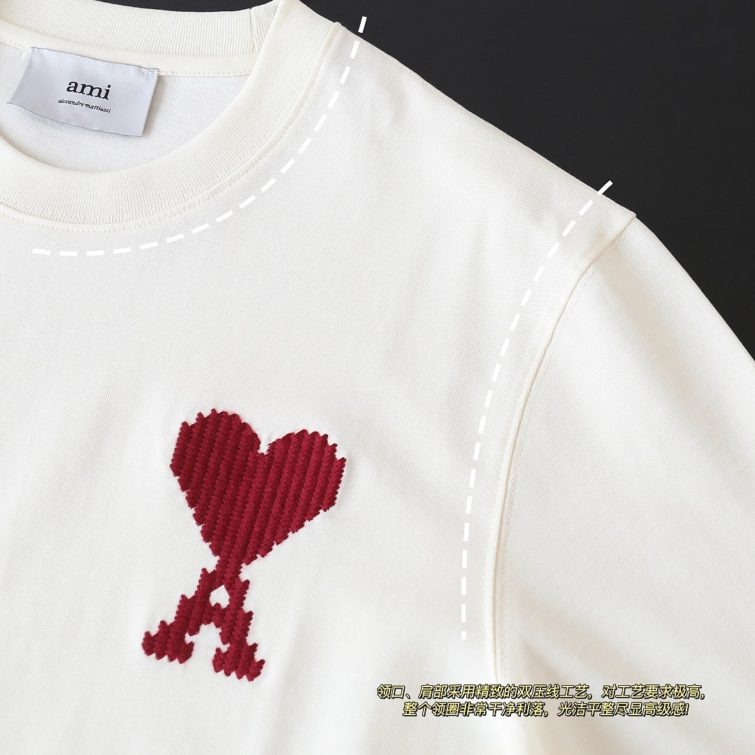 Other AMI PARIS Cotton Embroidered ADC Version T P - Image 13
