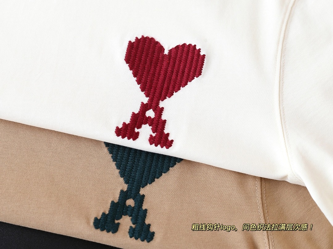 Other AMI PARIS Cotton Embroidered ADC Version T P - Image 9