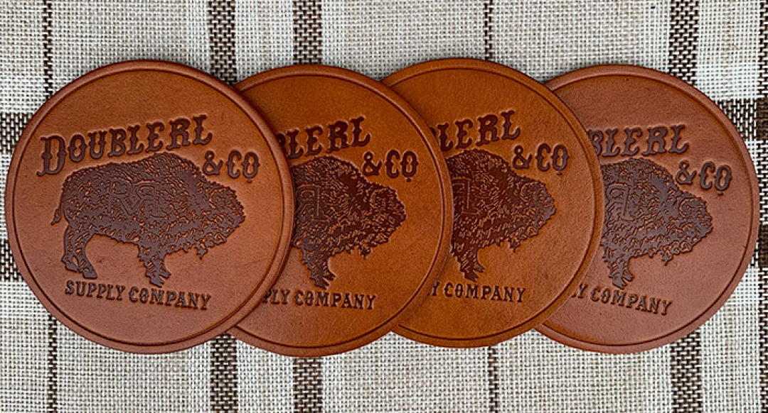 Other RRL Leather Round Tea Coaster Coffee Potholde P79R - Image 2