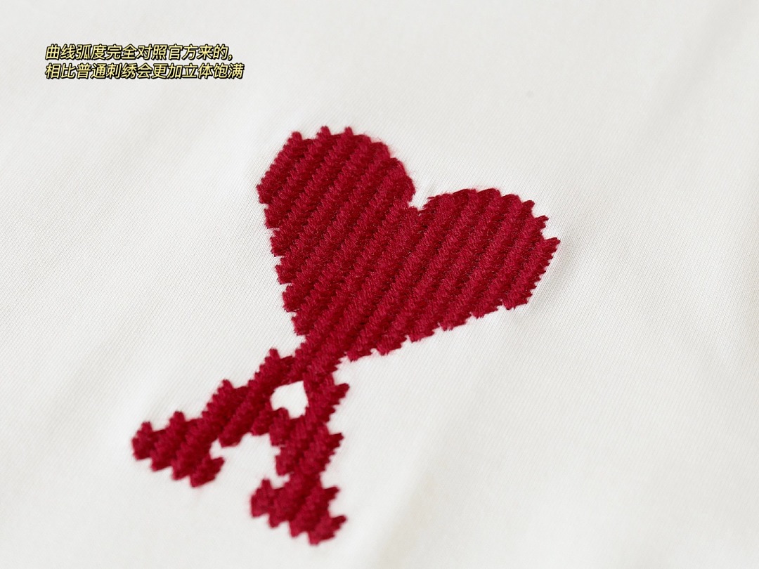Other AMI PARIS Cotton Embroidered ADC Version T P - Image 7