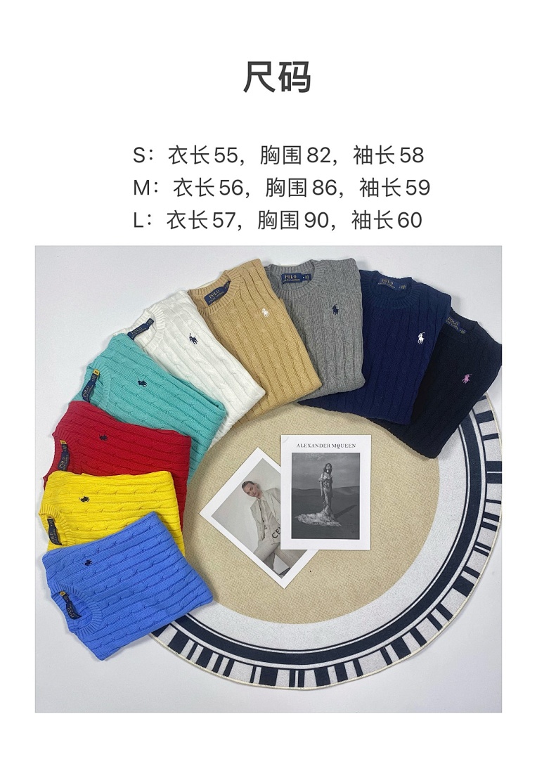 Other Polo Sweater For Woman Womens Collar Solid Cotton Top Long Sleeve Fleece P 189 Yuan, SML - Image 20