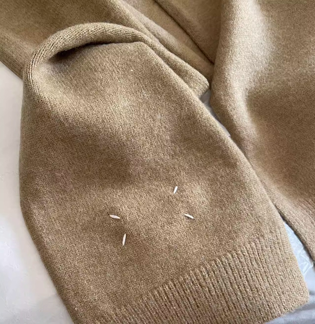 Maison Margiela Margiela Wind Autumn Winter Solid Camel Velvet P 129 Yuan - Image 3