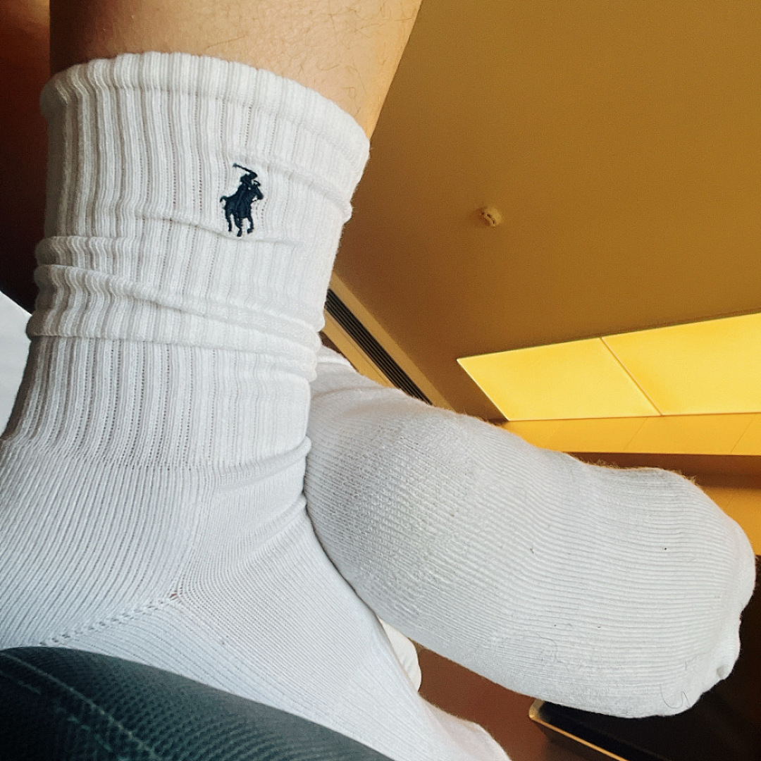 Other Polo Fleece Sole High Top Socks 3 Double P 39 Yuan Size - Image 8