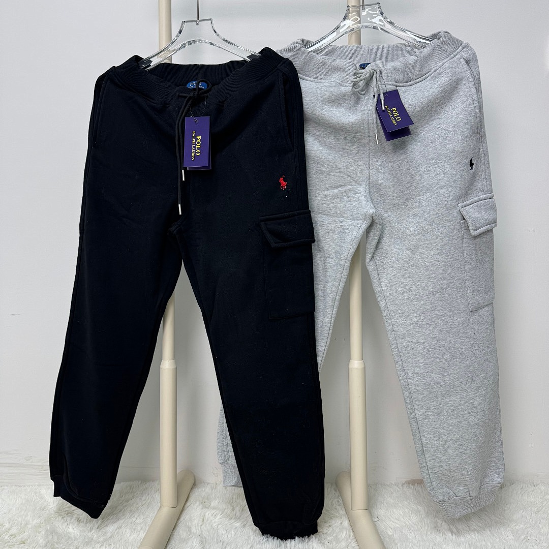 Other RL Embroidered Mens Solid Cotton Velvet Long P 149 Yuan - Image 10