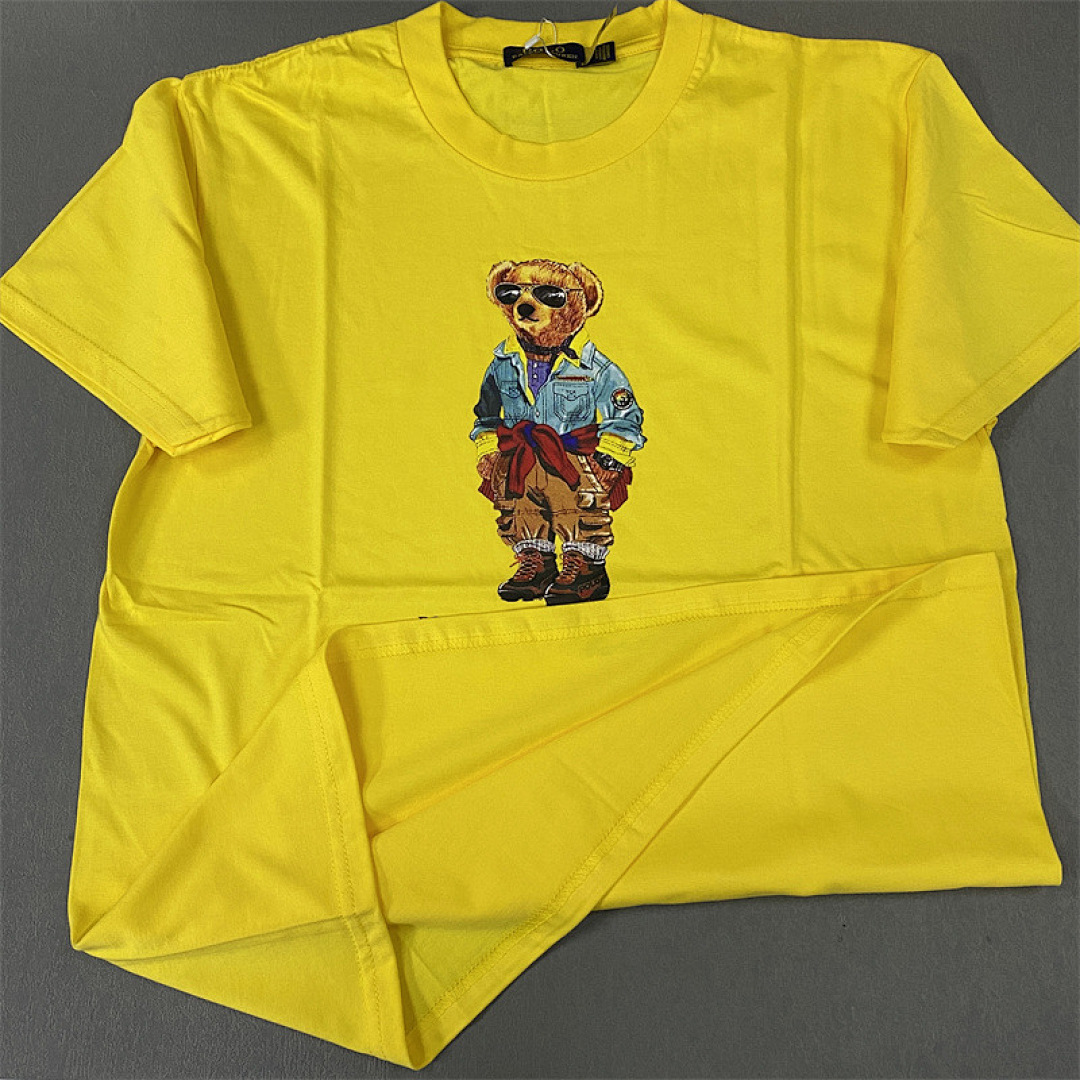Other Polo Small T Print Solid Cotton Mens Womens P89 Yuan - Image 3