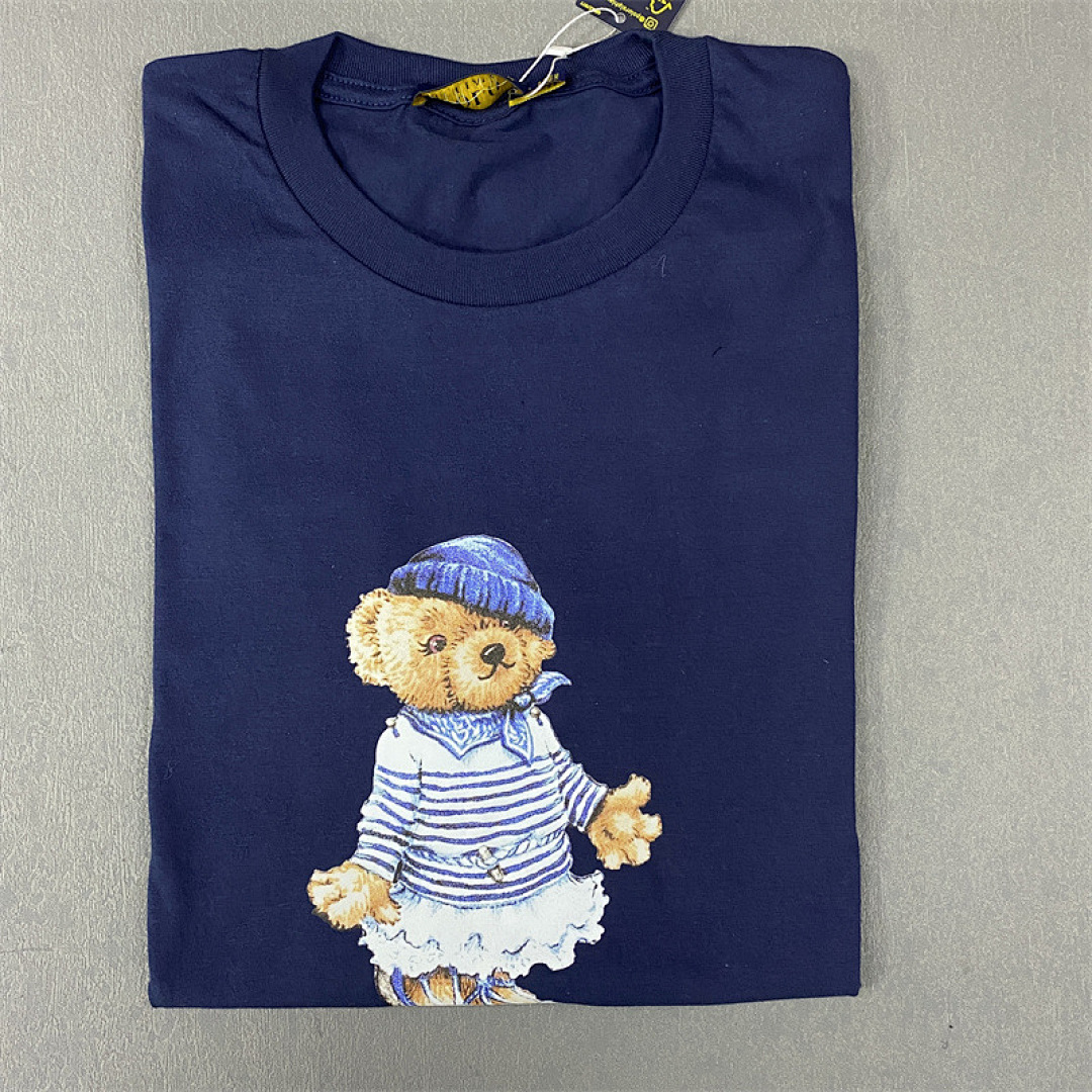 Other Polo Small T Print Solid Cotton Mens Womens P89 Yuan - Image 9