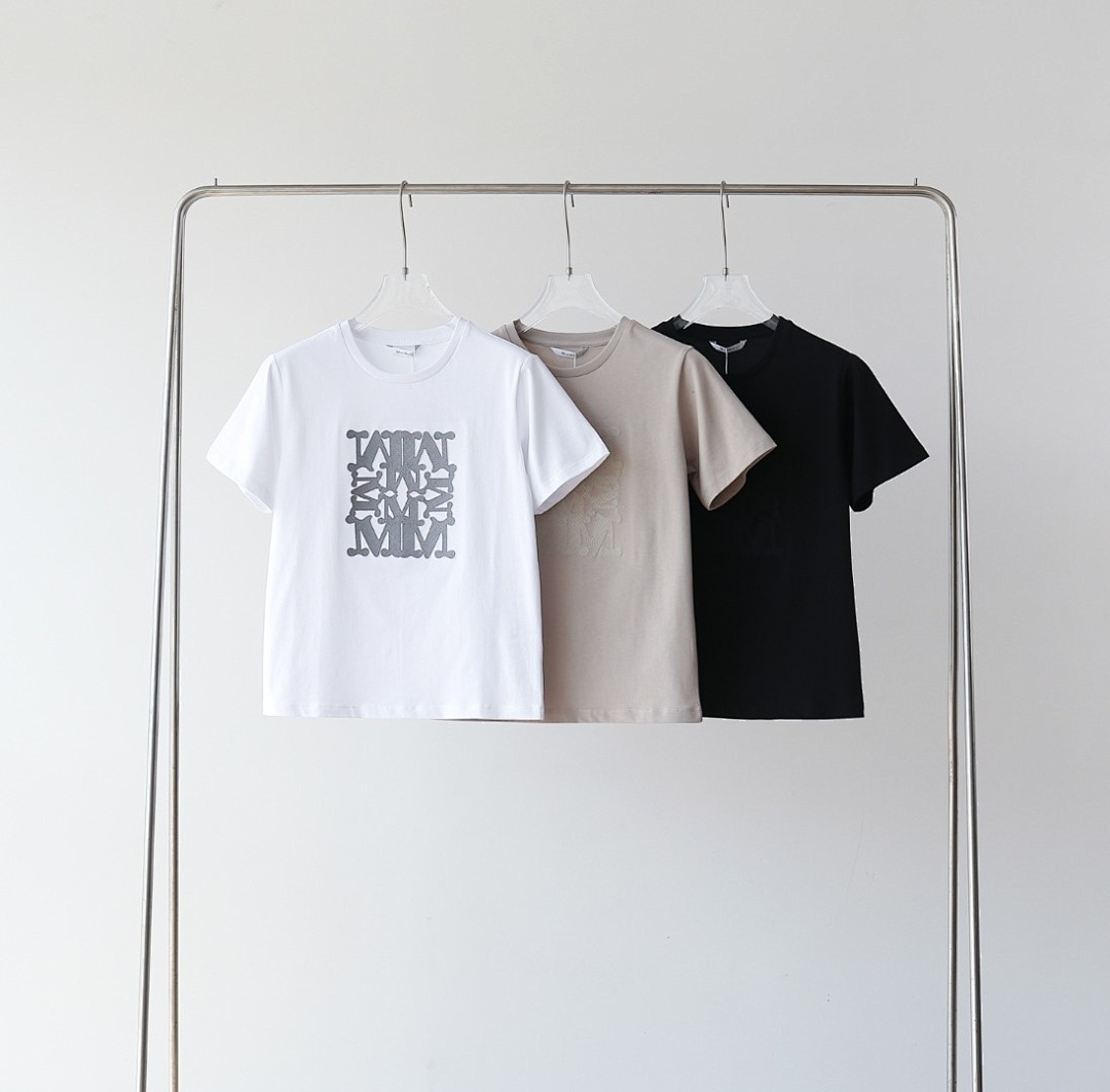 Other MaxMara 26 Spring Summer New Cotton Short Sleeve P 119 Yuan - Image 21