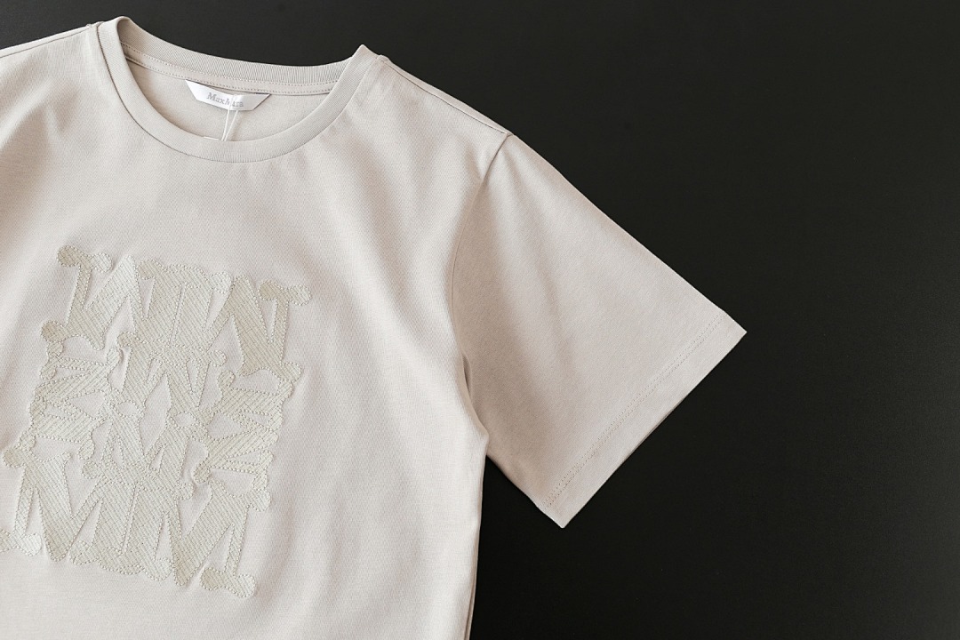 Other MaxMara 26 Spring Summer New Cotton Short Sleeve P 119 Yuan - Image 14