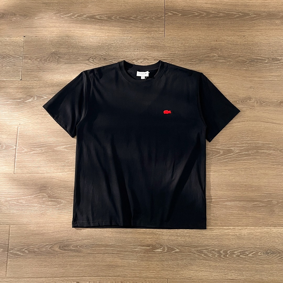 Other LACOSTE Red Small Collar Short Sleeve T Mens Womens P 99 Yuan - Image 11