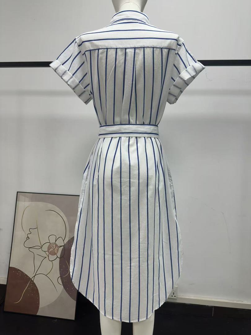 Other Ralph Lauren/ Womens 26 Summer Striped Linen Short Sleeve P 289 Yuan - Image 3