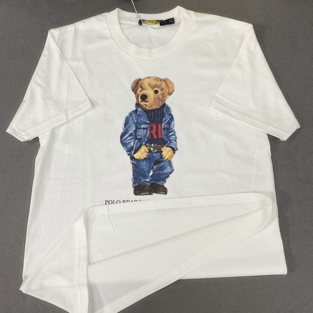 Other Polo Small T Print Solid Cotton Mens Womens P89 Yuan - Image 5