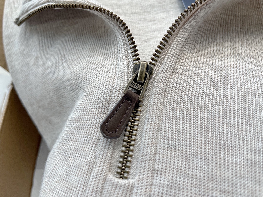 Other Ralph Lauren 2023 New Autumn Winter Stand Collar Mens Half Small Label Fleece P169 Yuan - Image 27