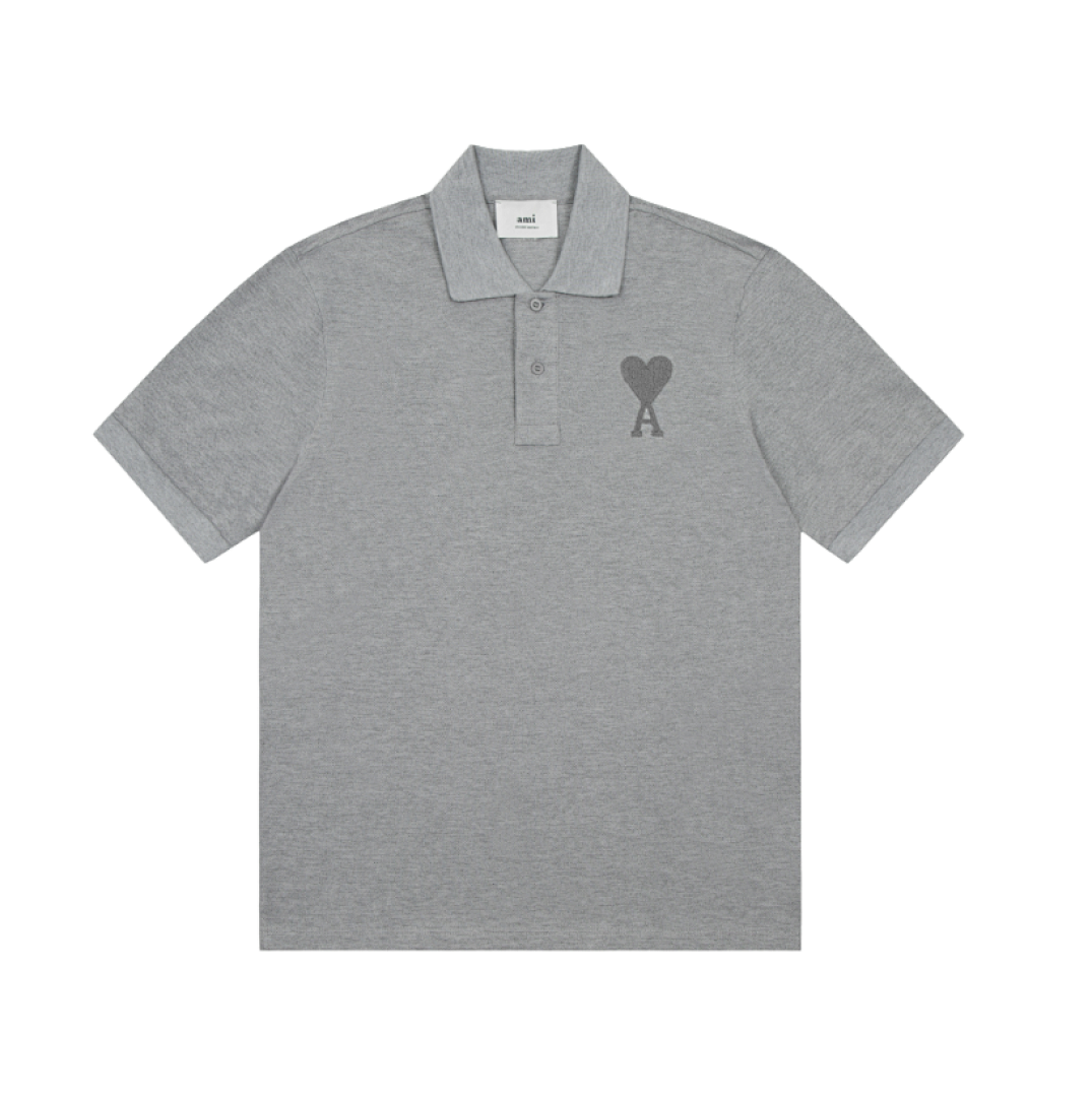 Other Ami Embroidered Short Sleeve Polo P129 - Image 5
