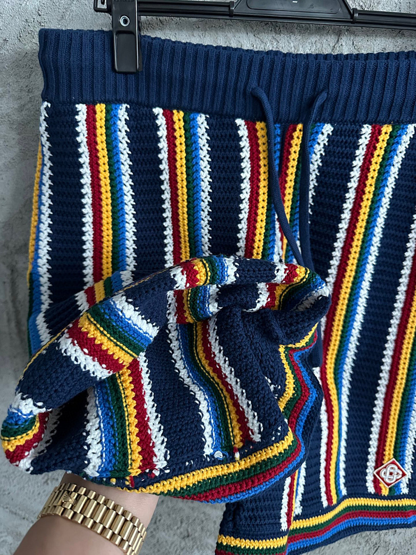 Casablanca Yellow Striped Short - Image 7