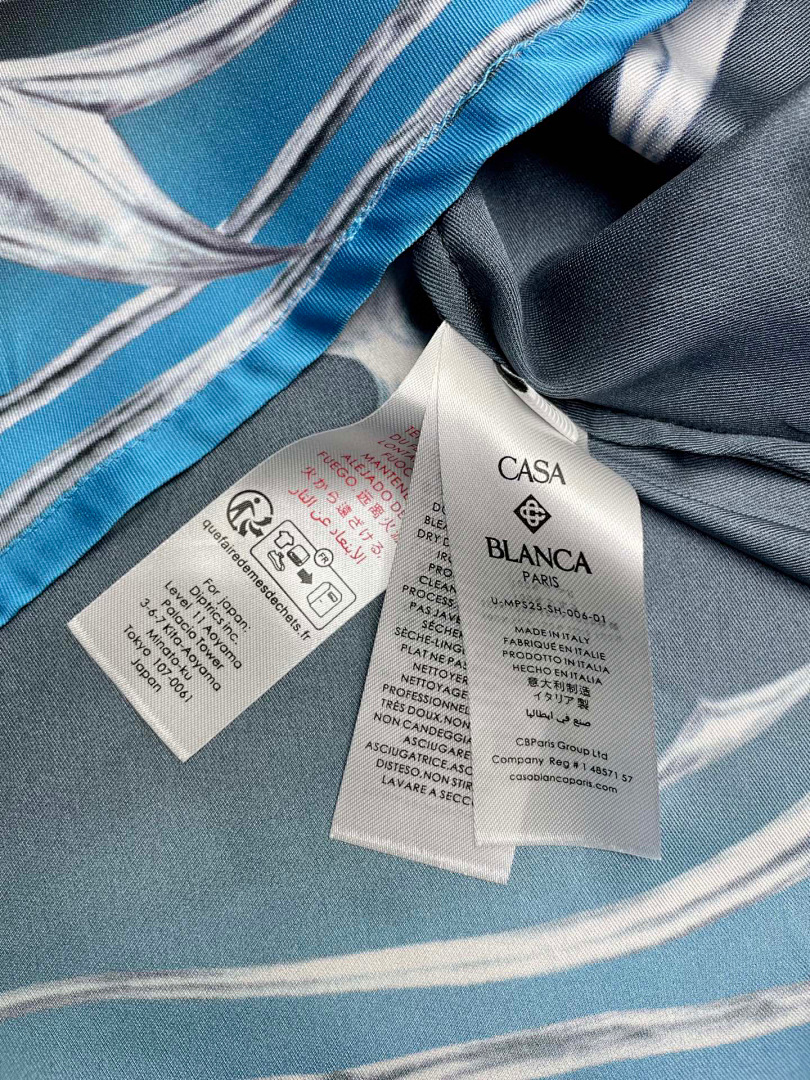 Casablanca Short: 189 Ca3571 Short Sleeve Ca3572 - Image 10