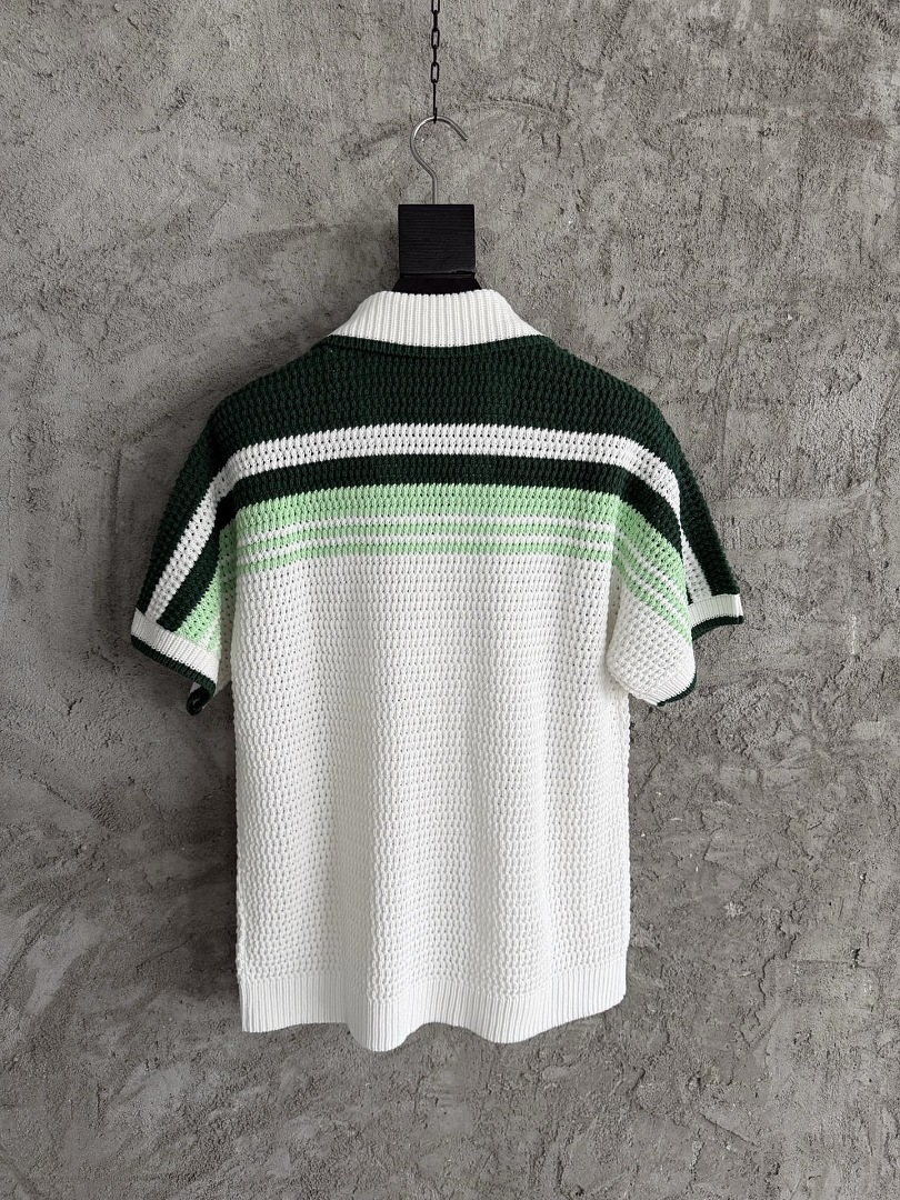 Casablanca New Green Striped D - Image 12