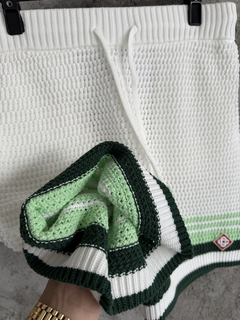 Casablanca New Green Striped D - Image 10