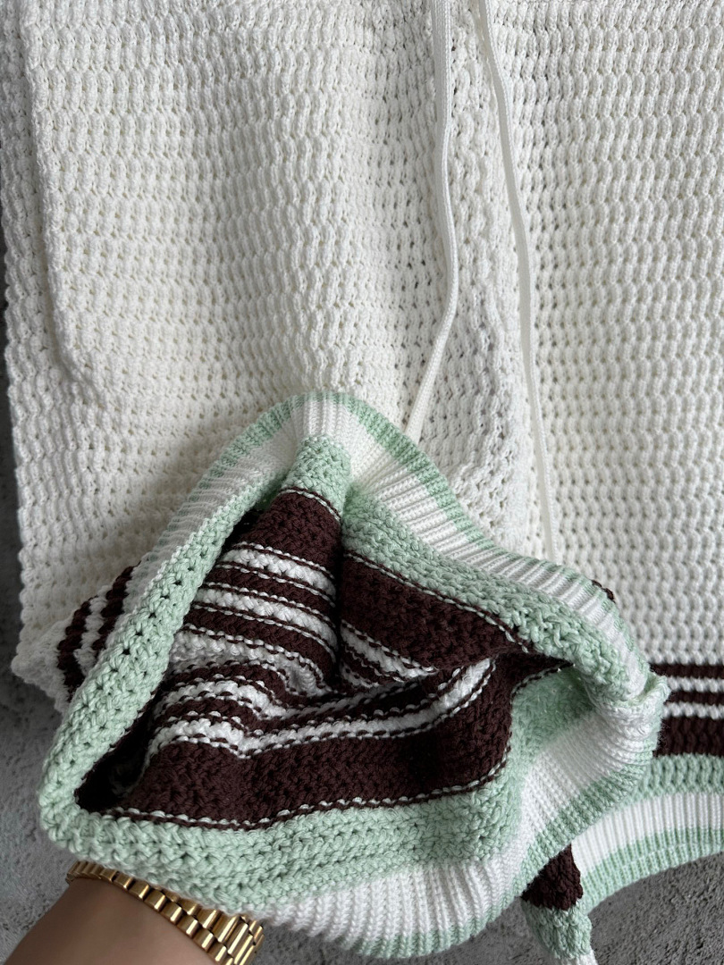 Casablanca . Brown Striped - Image 9