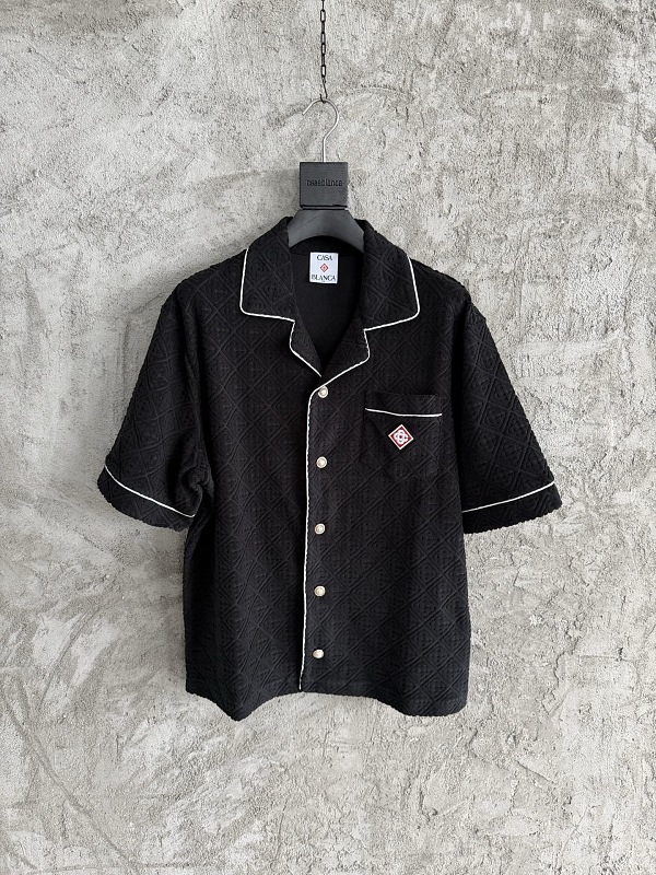 Casablanca New Fleece Logo White Black Floral