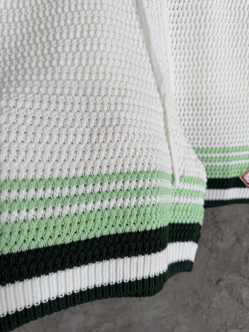 Casablanca New Green Striped D - Image 9