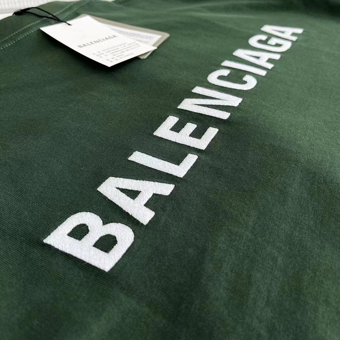 Balenciaga Embroidered Short Sleeve - Image 9