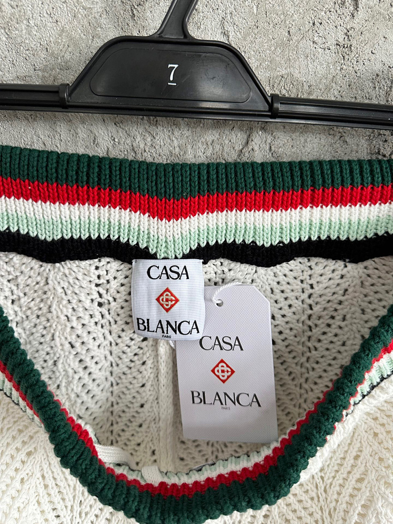 Casablanca Cloud Embroidered Short - Image 11