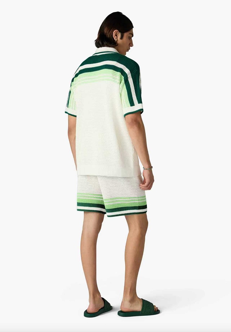 Casablanca New Green Striped D - Image 3