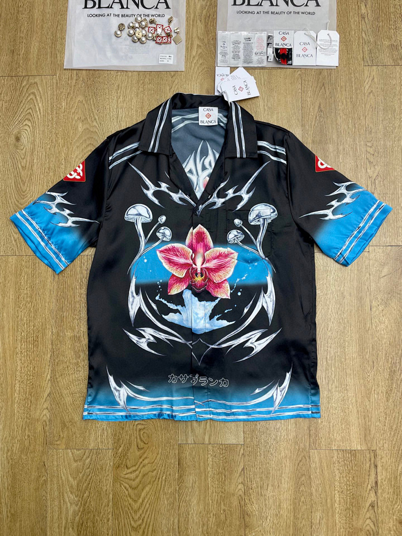 Casablanca Short: 189 Ca3571 Short Sleeve Ca3572 - Image 4