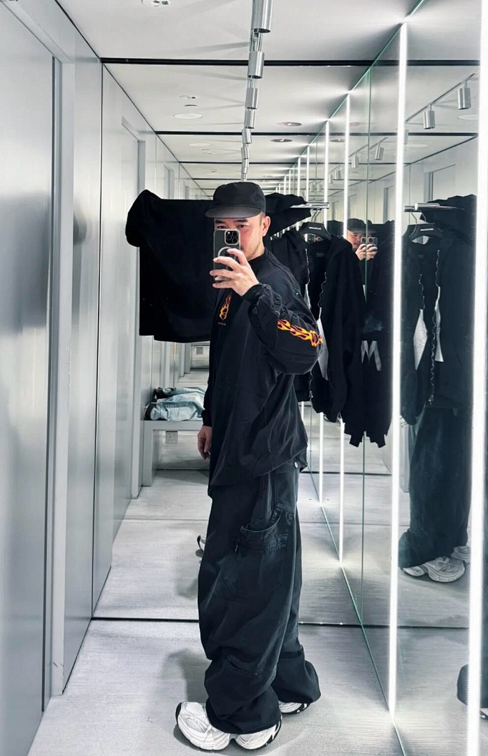 Balenciaga 380D Fire Flame Long Sleeve - Image 13