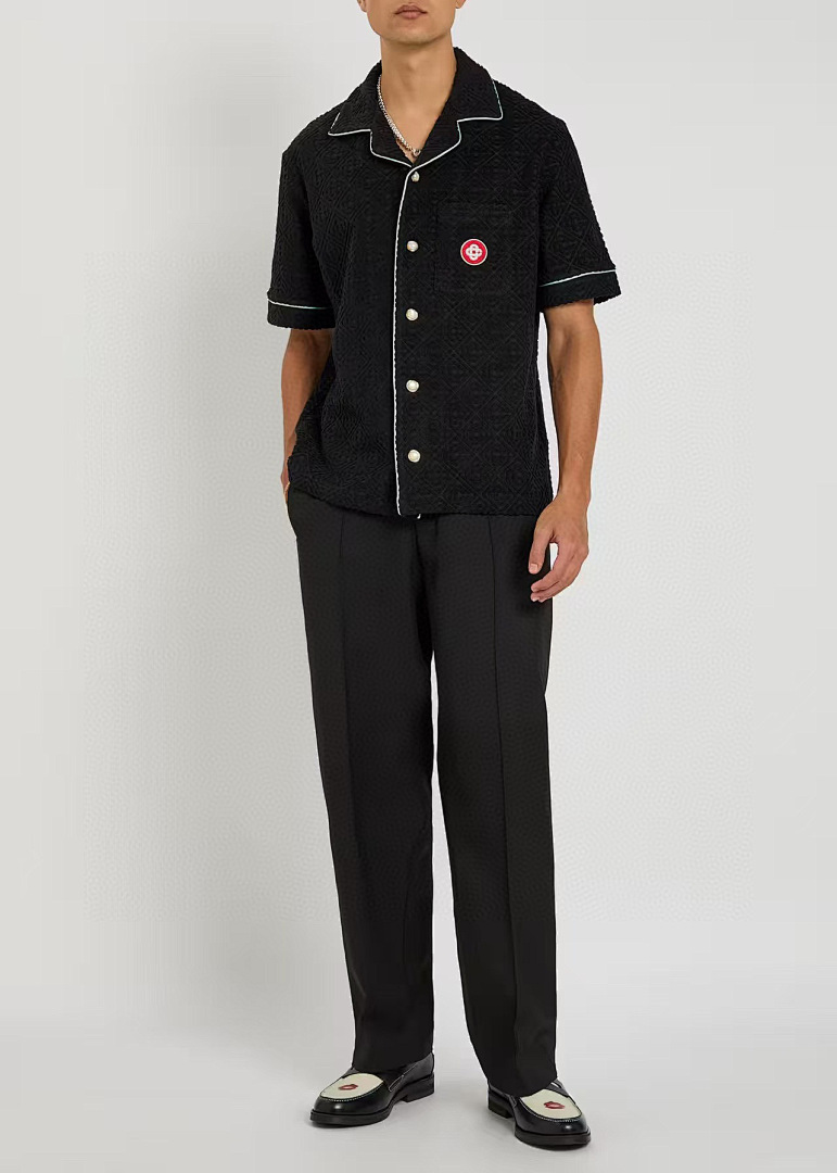 Casablanca Fleece Floral Short 319 - Image 3