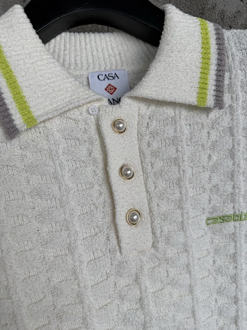 Casablanca Fleece Cotton Short Sleeve Z - Image 8