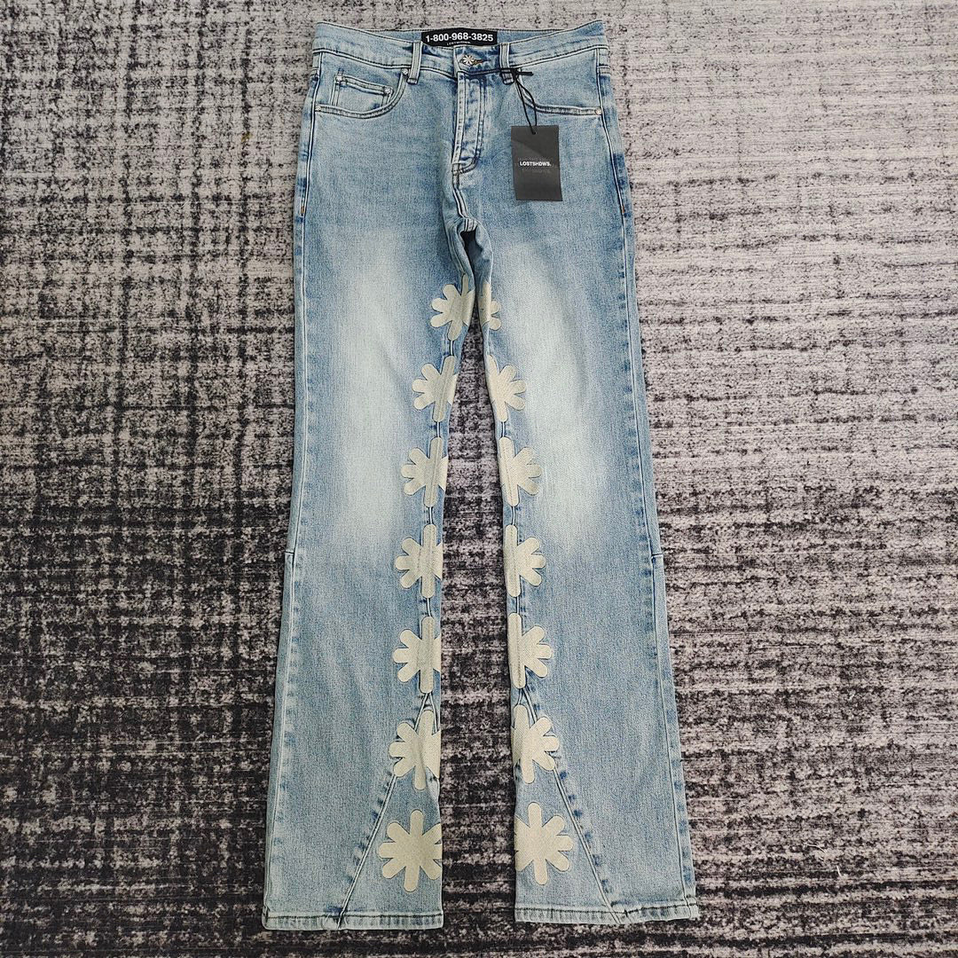 AMIRI 5HM6930 Black Floral HM6940 (White) - Image 11