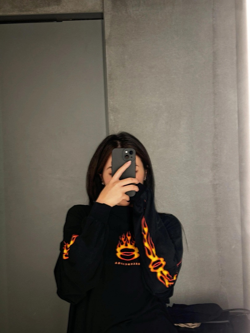 Balenciaga 380D Fire Flame Long Sleeve - Image 15