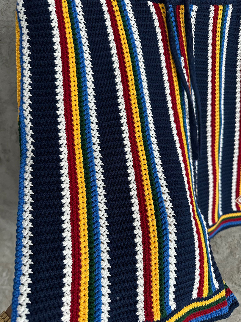 Casablanca Yellow Striped Short - Image 6