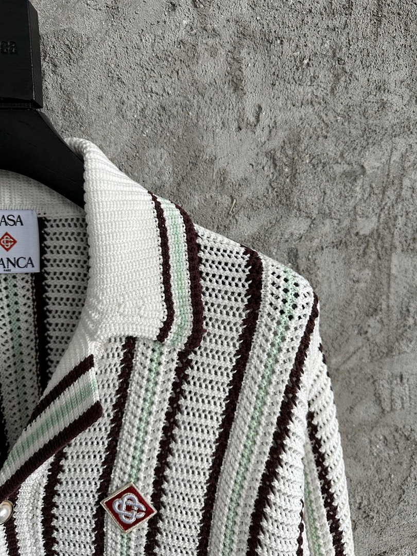 Casablanca . Brown Striped - Image 5