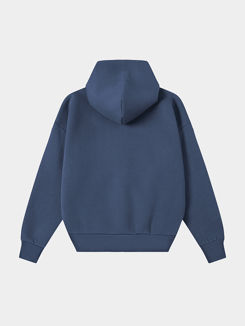 On Running 630Gsm Union Kingdom Boxy Cropped Fit Blank Zip-Up - Image 42