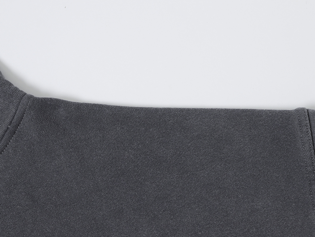 On Running 450Gsm Union Kingdom 100% Cotton Polar Fleece Boxy Cropped Fit Washed Zip-Up - Image 5