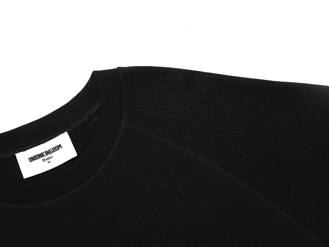 On Running 380Gsm Union Kingdom 100% Cotton Waffle Weave Soft Raglan Long Sleeve - Image 23