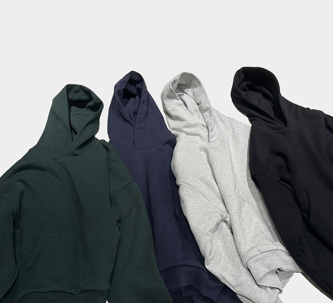 On Running 1000Gsm Union Kingdom Double-Layer 100% Cotton Fleece Reversible Cropped Fit Hoodie - Image 38