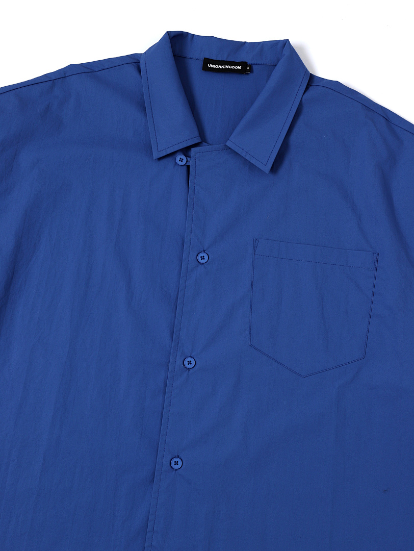 On Running 110Gsm Union Kingdom 100% Cotton Boxy Cropped Fit Cuban Shirt - Image 4
