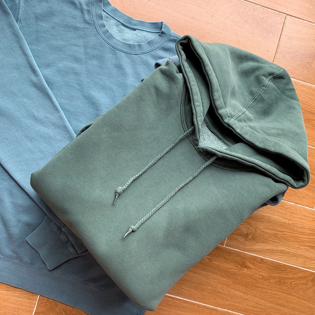 On Running [Discount Price: ¥49]Blank Washed Hoodie And Crewneck - Image 30