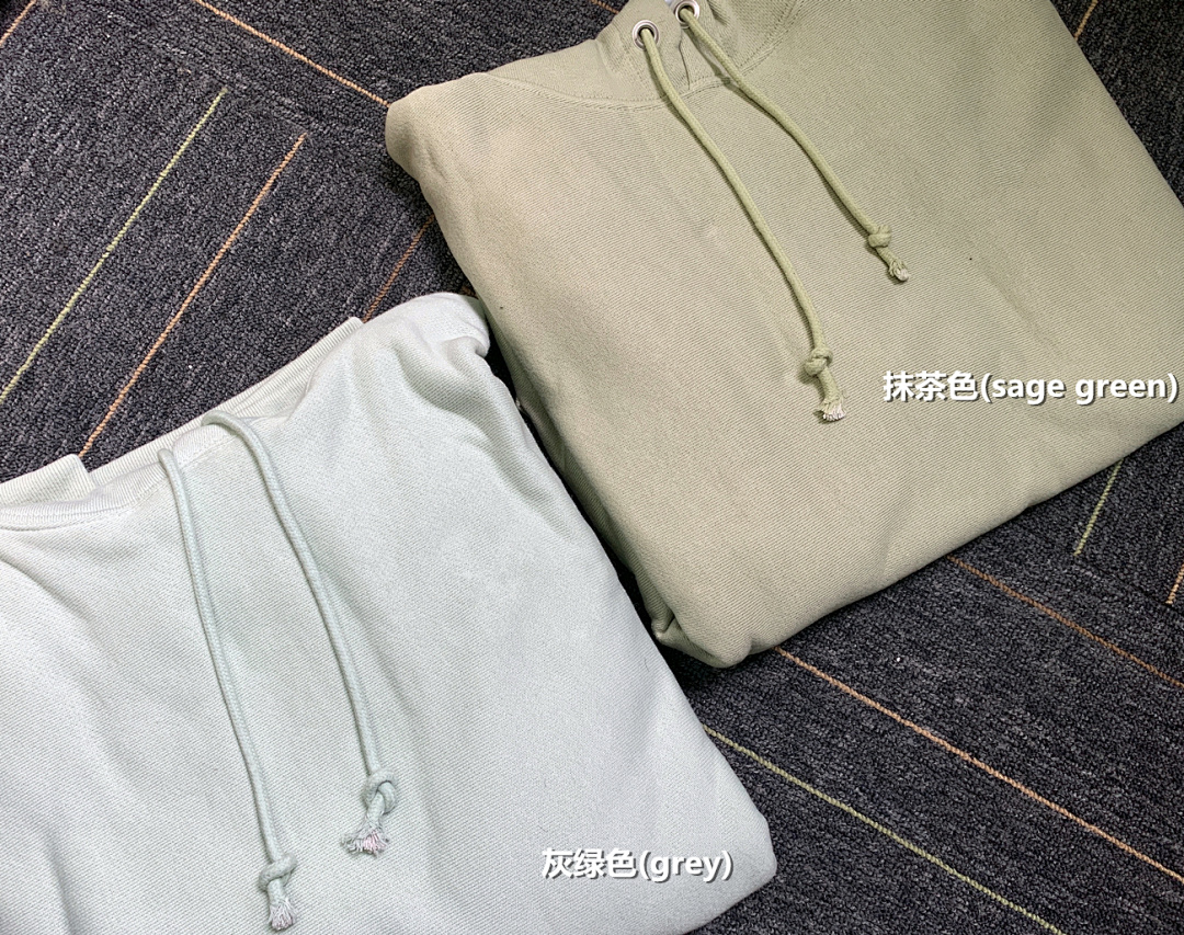 On Running [Discount Price: ¥39]Blank Reverse Weave Without Embroidery Hoodie 5 Colors - Image 11