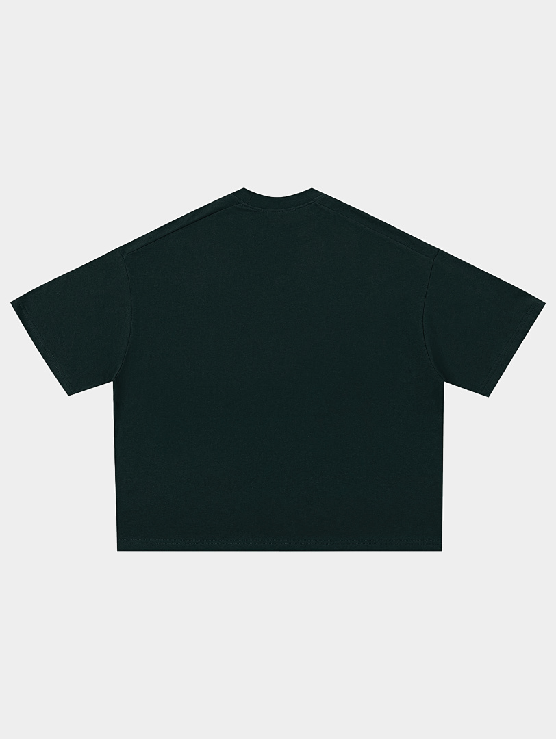 On Running 240Gsm Union Kingdom 100% Cotton Boxy Cropped Fit Blank T-Shirt - Image 41