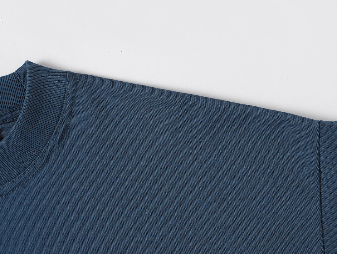 On Running 320Gsm Union Kingdom 100% Cotton Loose Fit Blank T-Shirt - Image 8
