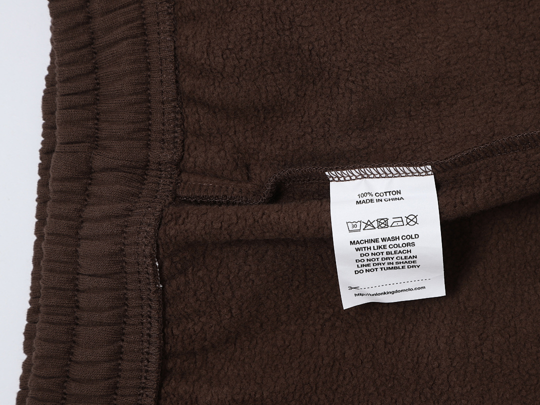 On Running 420Gsm Union Kingdom 100% Raw Cotton Fleece Blank Sweatpants - Image 20